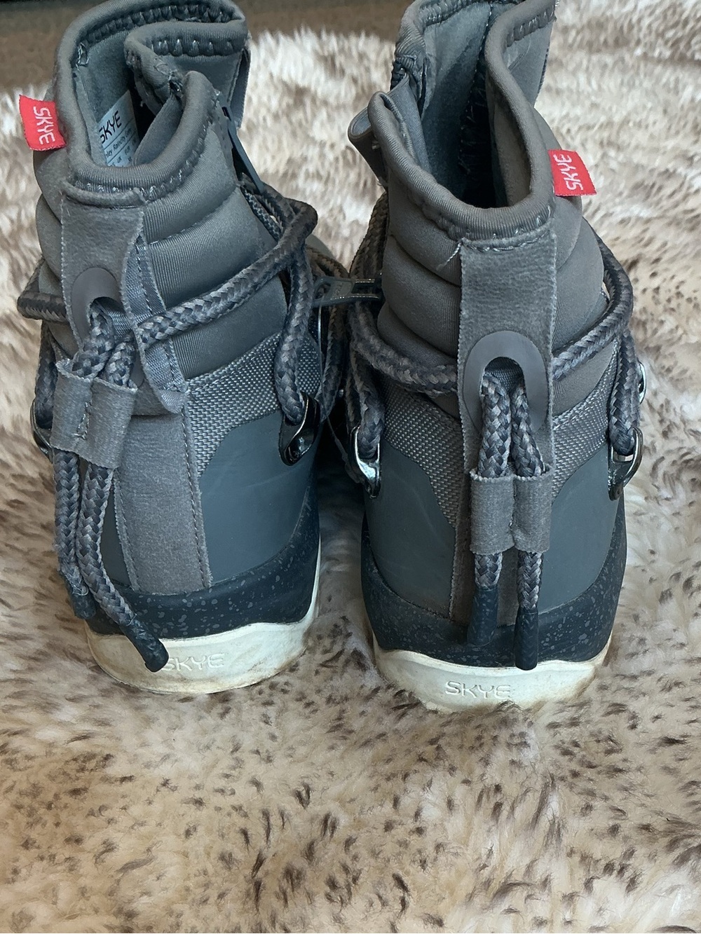 Skye The Stnley Raincity Grey Unisex Boots M6/W7.5 - Picture 4 of 7